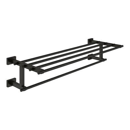 Grohe Essentials Cube Multi-Towel Rack, Black 405122431